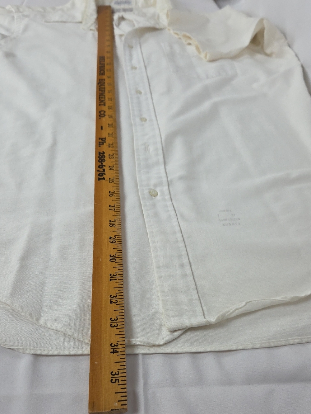 Norm Thompson..25"pit To pit...34" Length..missing One Button. - Picture 14 of 16